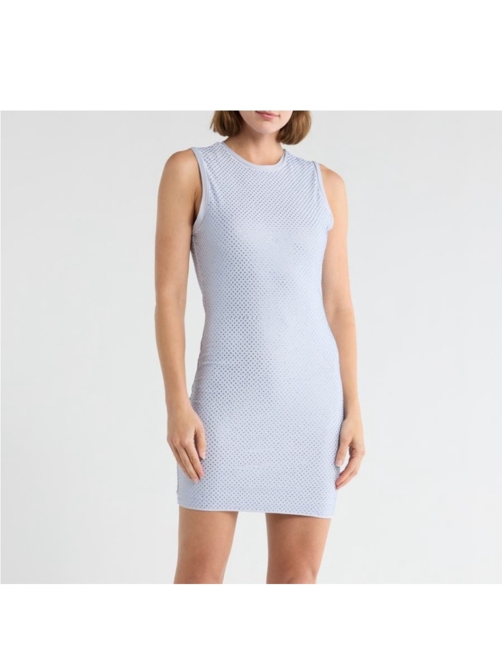 NWT Good American Light
Blue Sequin Mini Dress size L